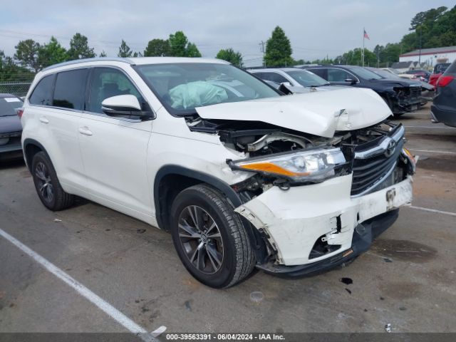 toyota highlander 2016 5tdkkrfh8gs505571