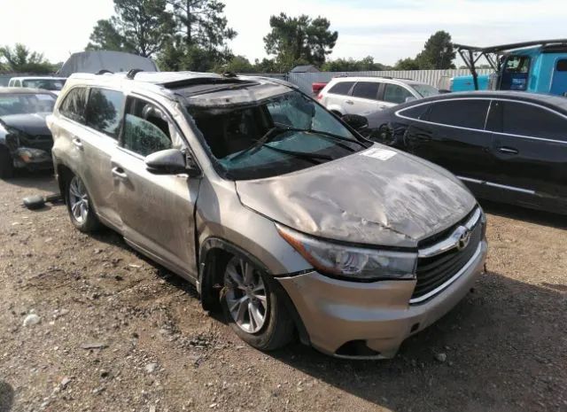 toyota highlander 2015 5tdkkrfh9fs038286