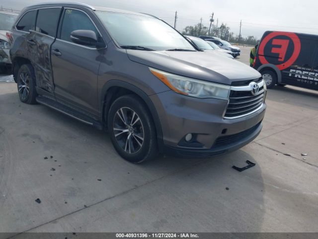 toyota highlander 2016 5tdkkrfh9gs125591