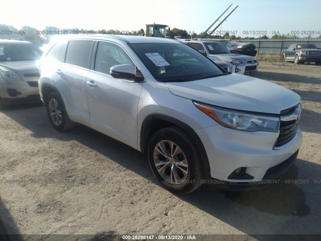 toyota highlander 2015 5tdkkrfhxfs086377