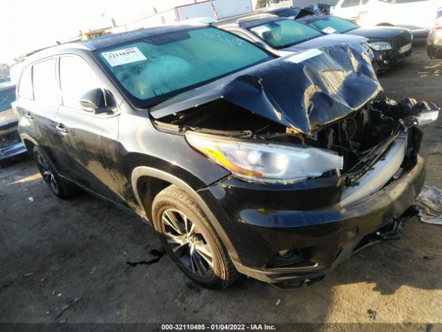 toyota highlander 2016 5tdkkrfhxgs123851