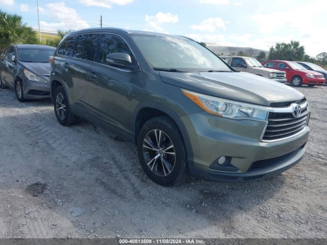 toyota highlander 2016 5tdkkrfhxgs134350