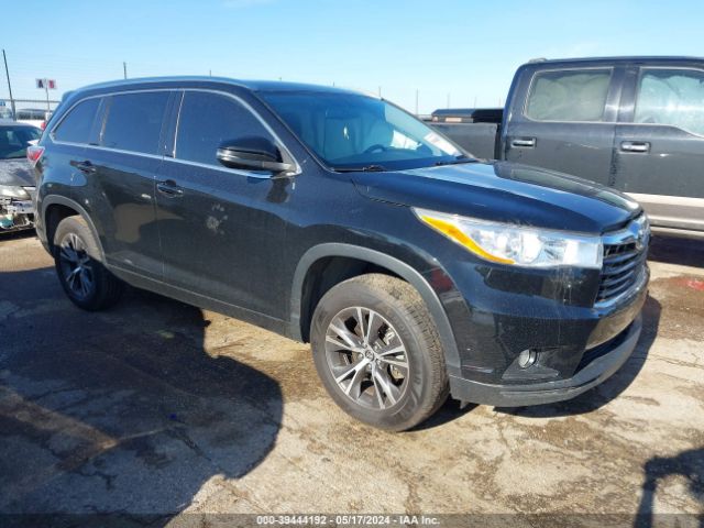 toyota highlander 2016 5tdkkrfhxgs501635