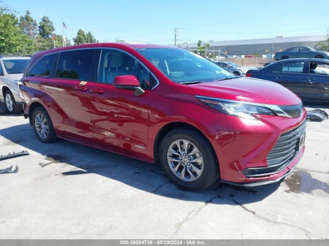 toyota sienna 2021 5tdkrkec0ms026209