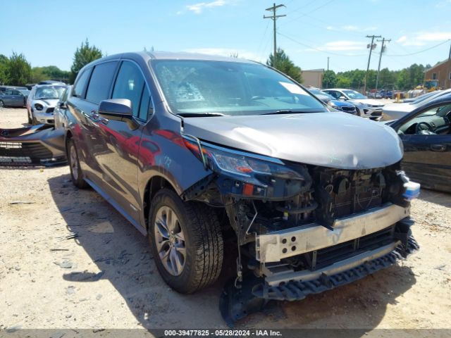 toyota sienna 2021 5tdkrkec1ms018443