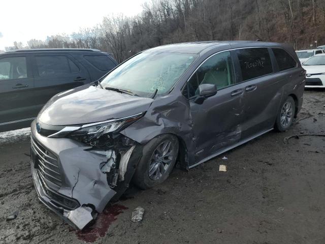 toyota sienna le 2021 5tdkrkec1ms023996