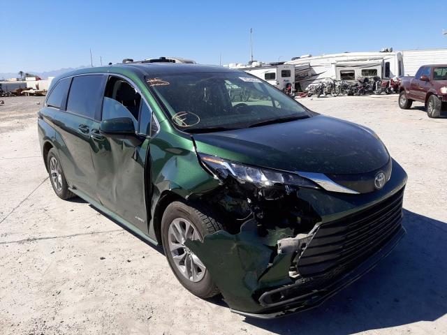 toyota sienna le 2021 5tdkrkec3ms004480