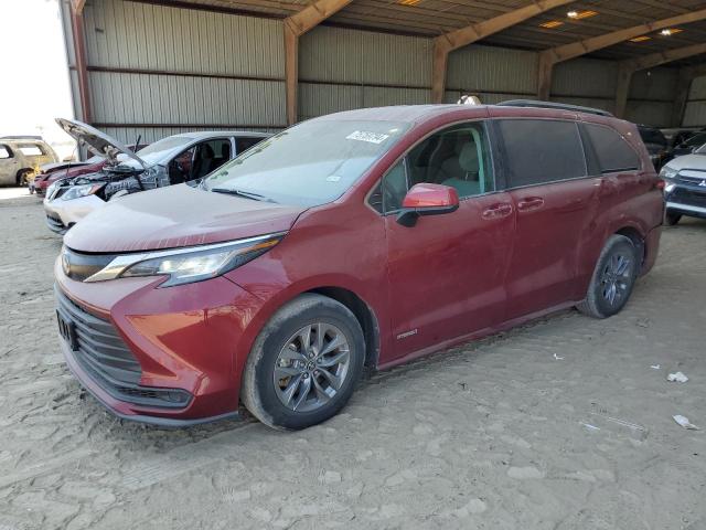 toyota sienna le 2021 5tdkrkec3ms051072