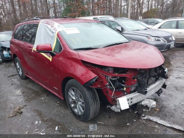 toyota sienna 2021 5tdkrkec3ms073881