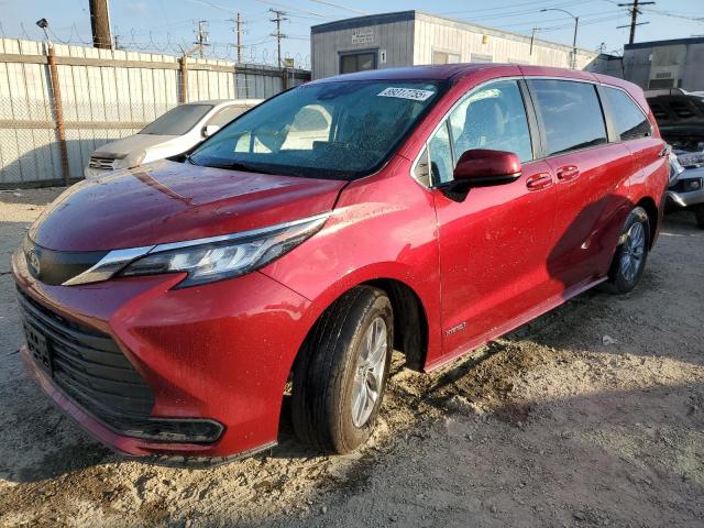 toyota sienna le 2021 5tdkrkec5ms008790