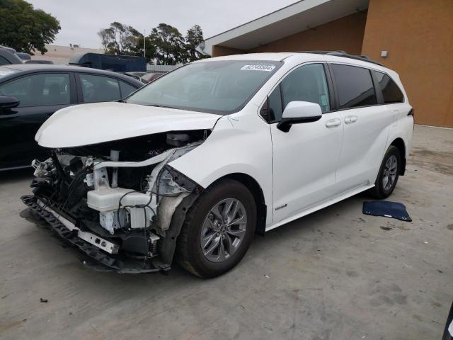 toyota sienna le 2021 5tdkrkec6ms038509