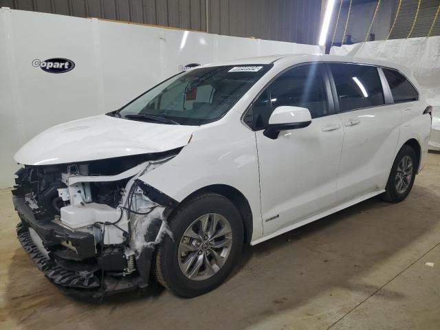 toyota sienna le 2021 5tdkrkec6ms063474