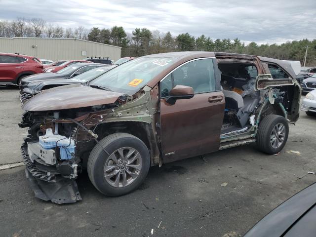 toyota sienna le 2021 5tdkrkec7ms006958