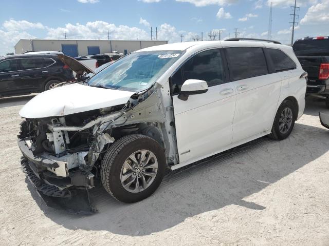 toyota sienna le 2021 5tdkrkec7ms027910