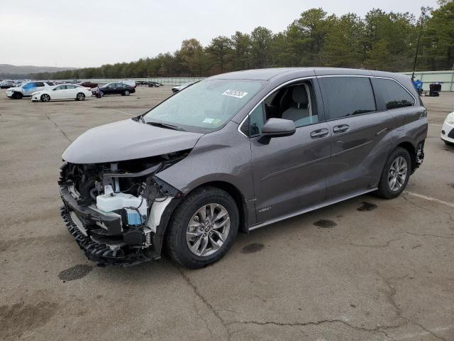 toyota sienna le 2021 5tdkrkec9ms011711