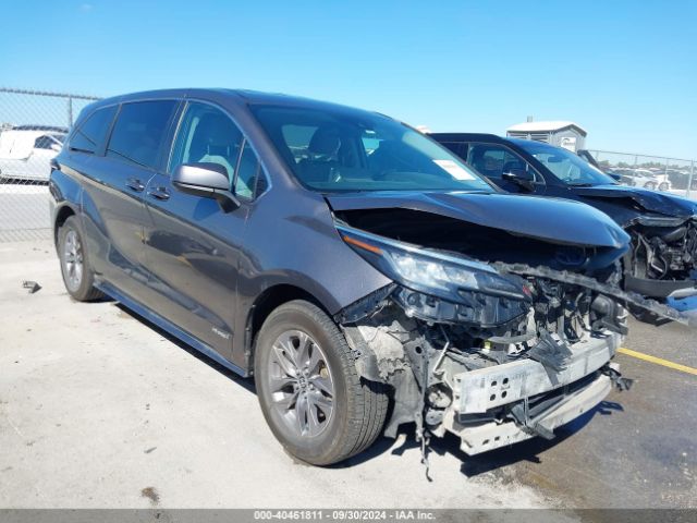 toyota sienna 2021 5tdkrkecxms016674