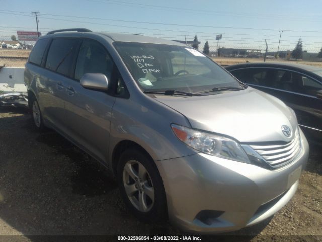 toyota sienna 2017 5tdkz3dc1hs831178