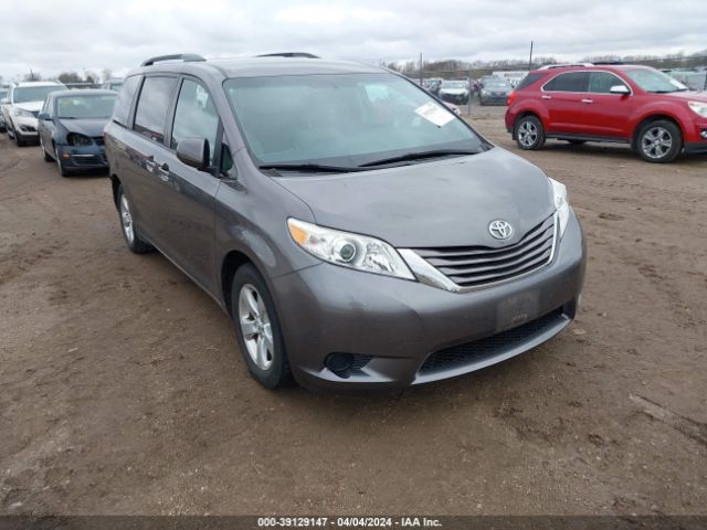 toyota sienna 2017 5tdkz3dc1hs884351