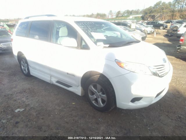 toyota sienna 2017 5tdkz3dc3hs774286