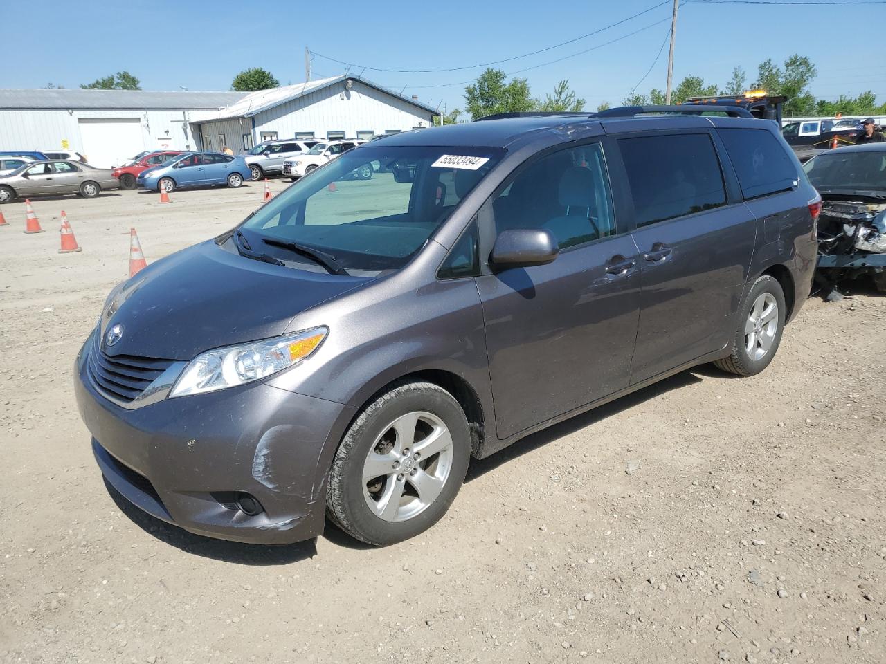 toyota sienna 2017 5tdkz3dc3hs855367