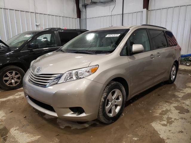 toyota sienna le 2017 5tdkz3dc4hs812771