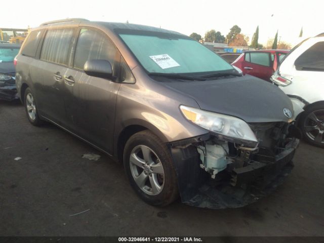 toyota sienna 2017 5tdkz3dc5hs805487