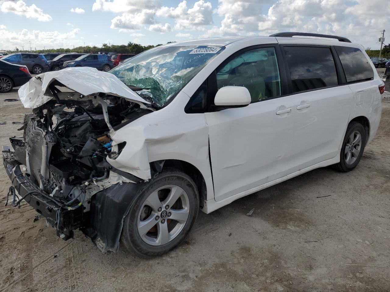 toyota sienna 2020 5tdkz3dc7ls043191