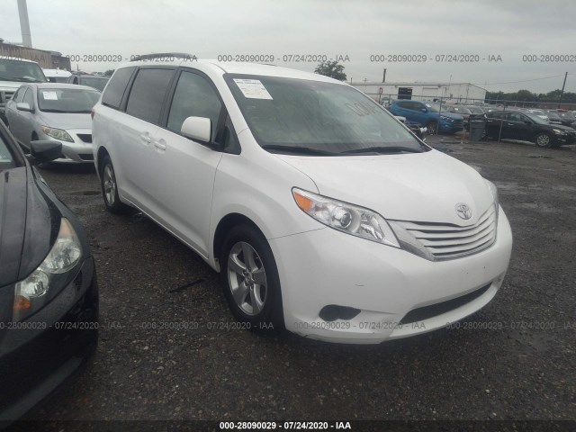 toyota sienna 2017 5tdkz3dc9hs879446