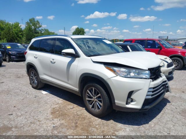 toyota highlander 2019 5tdkzrfh0ks368680