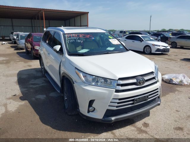 toyota highlander 2019 5tdkzrfh0ks554266