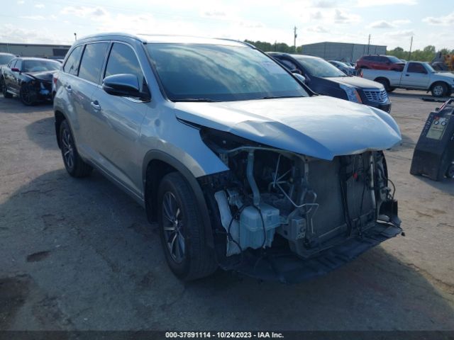 toyota highlander 2018 5tdkzrfh1js279604