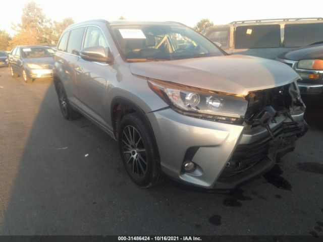 toyota highlander 2018 5tdkzrfh1js528371