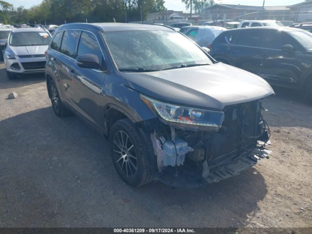 toyota highlander 2017 5tdkzrfh2hs512870