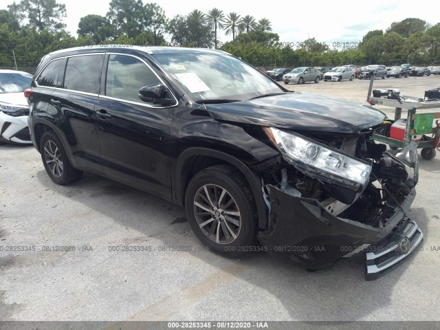 toyota highlander 2018 5tdkzrfh2js548211