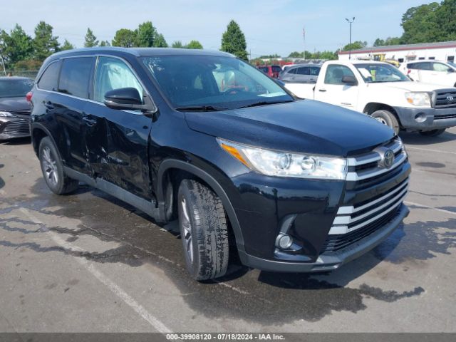 toyota highlander 2019 5tdkzrfh2ks312031