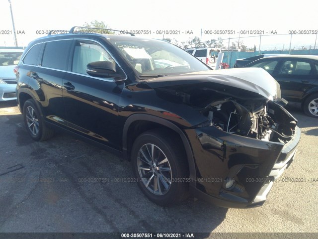 toyota highlander 2019 5tdkzrfh2ks329427