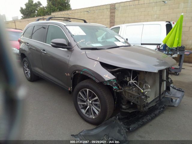 toyota highlander 2019 5tdkzrfh4ks568428