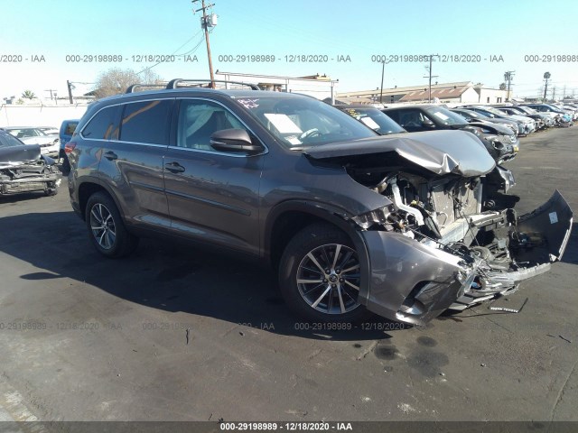 toyota highlander 2019 5tdkzrfh8ks327228