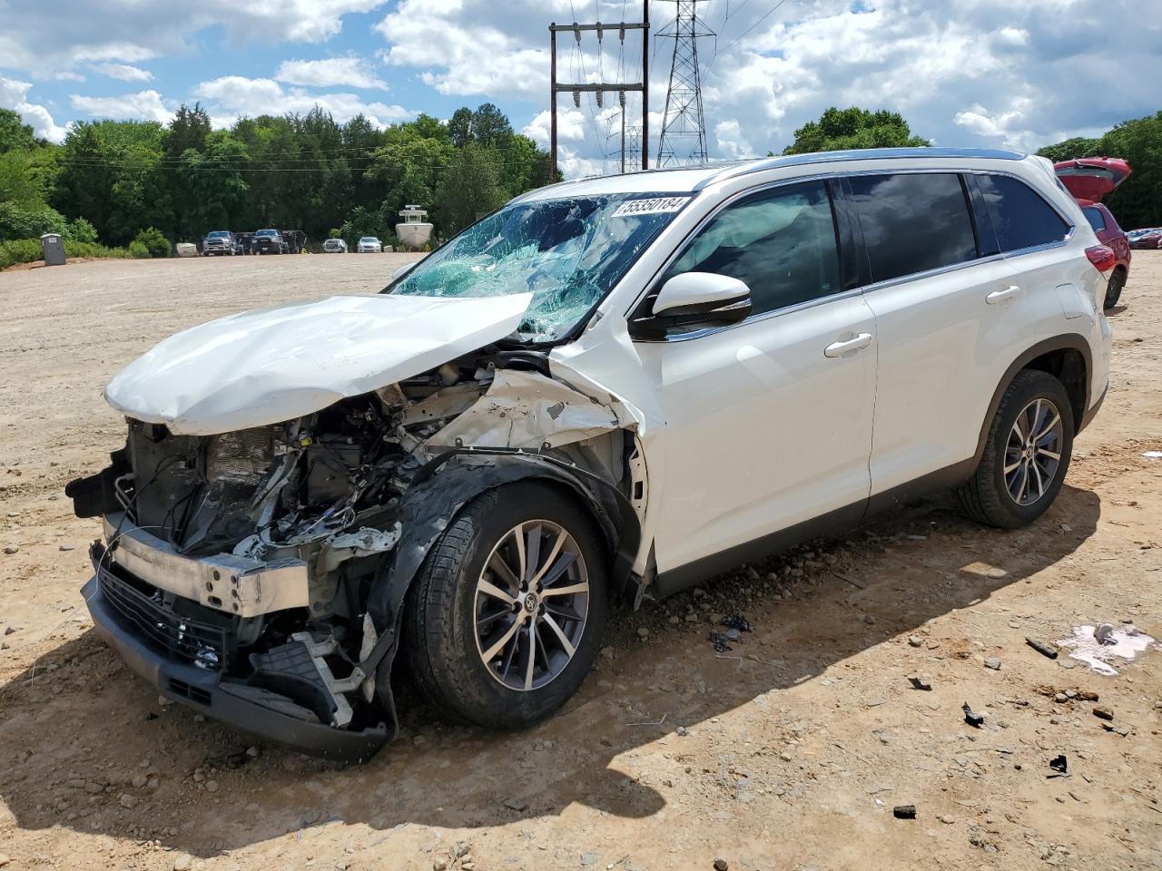 toyota highlander 2019 5tdkzrfh8ks556525