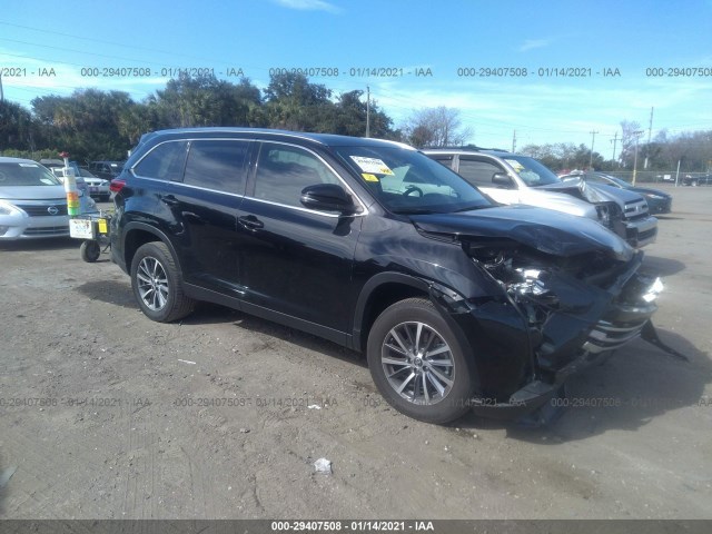 toyota highlander 2019 5tdkzrfh8ks564768