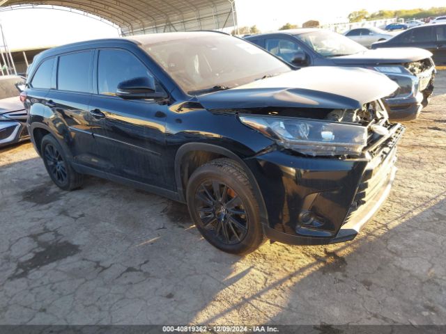 toyota highlander 2019 5tdkzrfh9ks327674