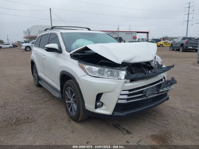 toyota highlander 2019 5tdkzrfh9ks330235