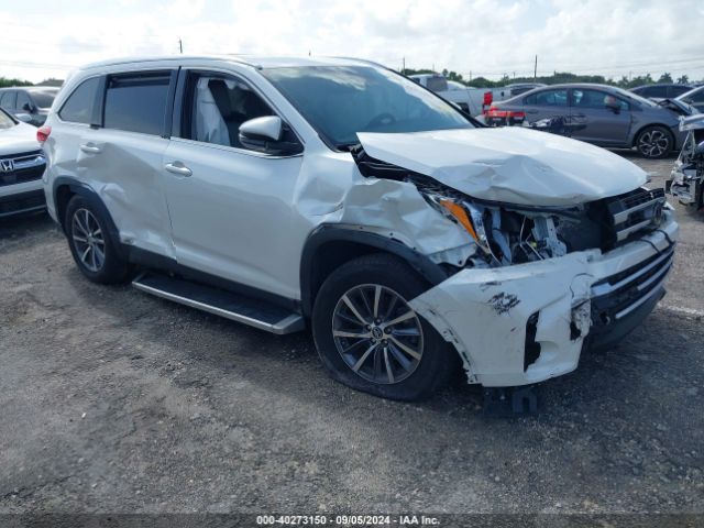 toyota highlander 2019 5tdkzrfh9ks355233