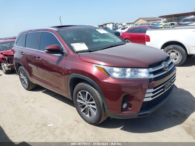 toyota highlander 2017 5tdkzrfhxhs224367