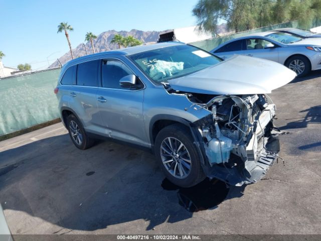 toyota highlander 2019 5tdkzrfhxks313198