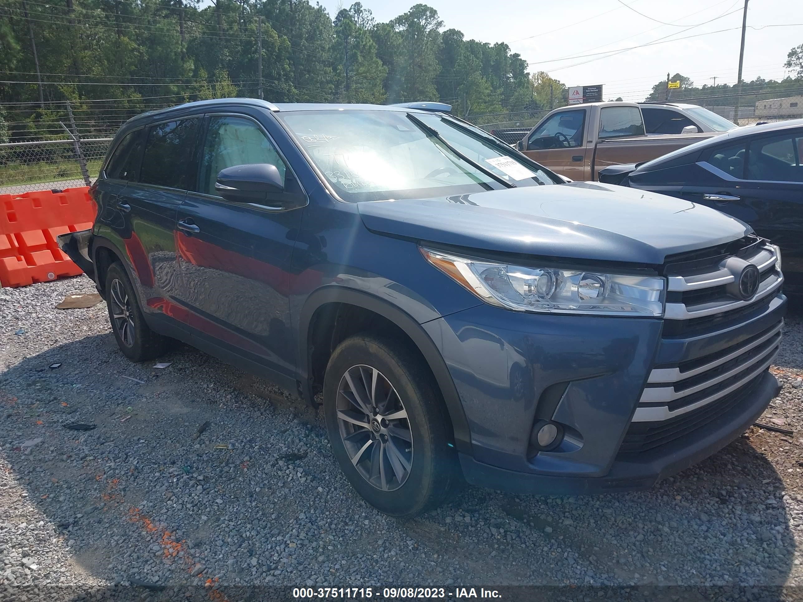 toyota highlander 2019 5tdkzrfhxks318790