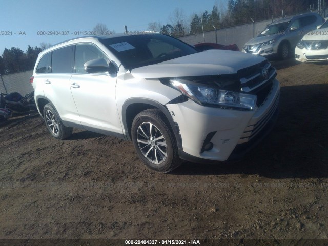 toyota highlander 2019 5tdkzrfhxks335251