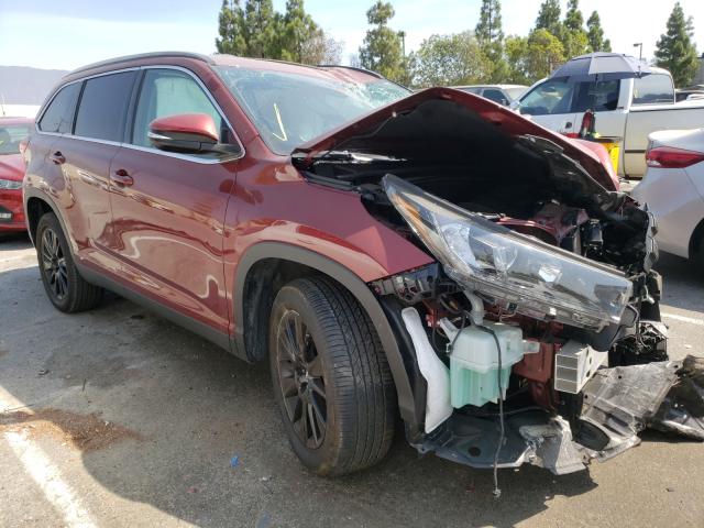 toyota highlander 2019 5tdkzrfhxks355094