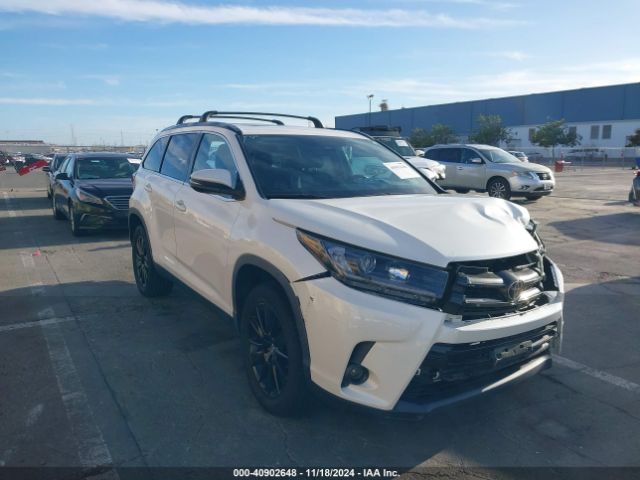 toyota highlander 2019 5tdkzrfhxks569373