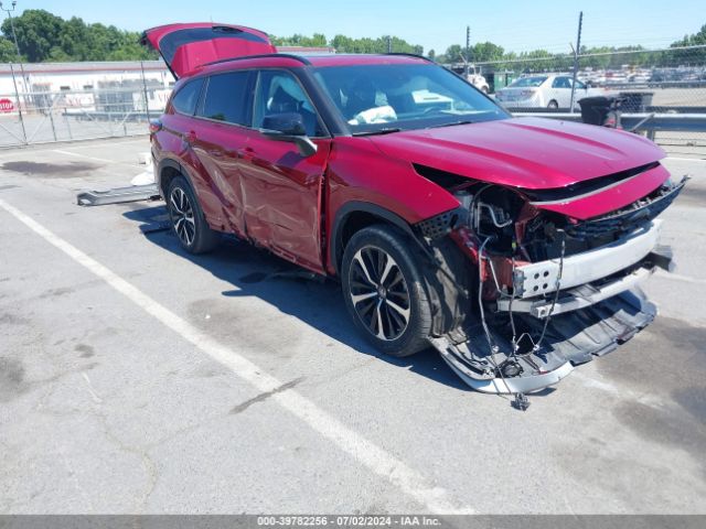 toyota highlander 2022 5tdlzrah0ns109882